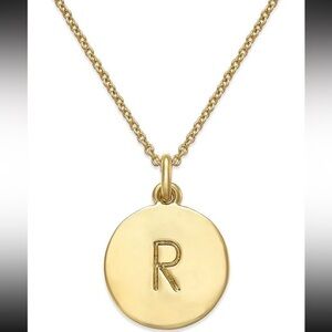 Kate Spade New York Initial Pendant Necklace R Gold